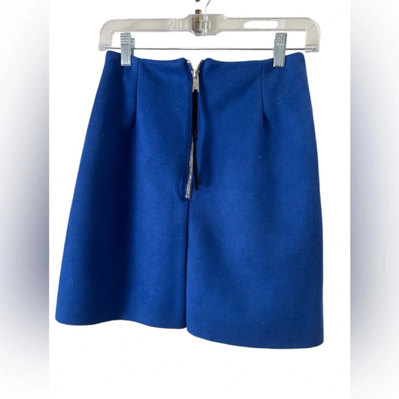 Misguided royal blue felt high waisted skirt - Picture 4 of 6